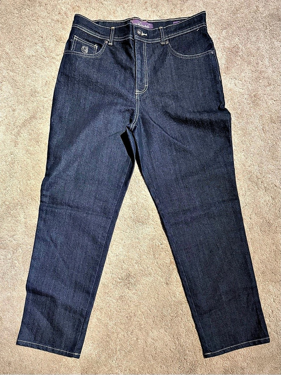 Silver Jeans Denim - Silver Jeans Co. Straight Leg Jeans Blue Waist 12 Like New